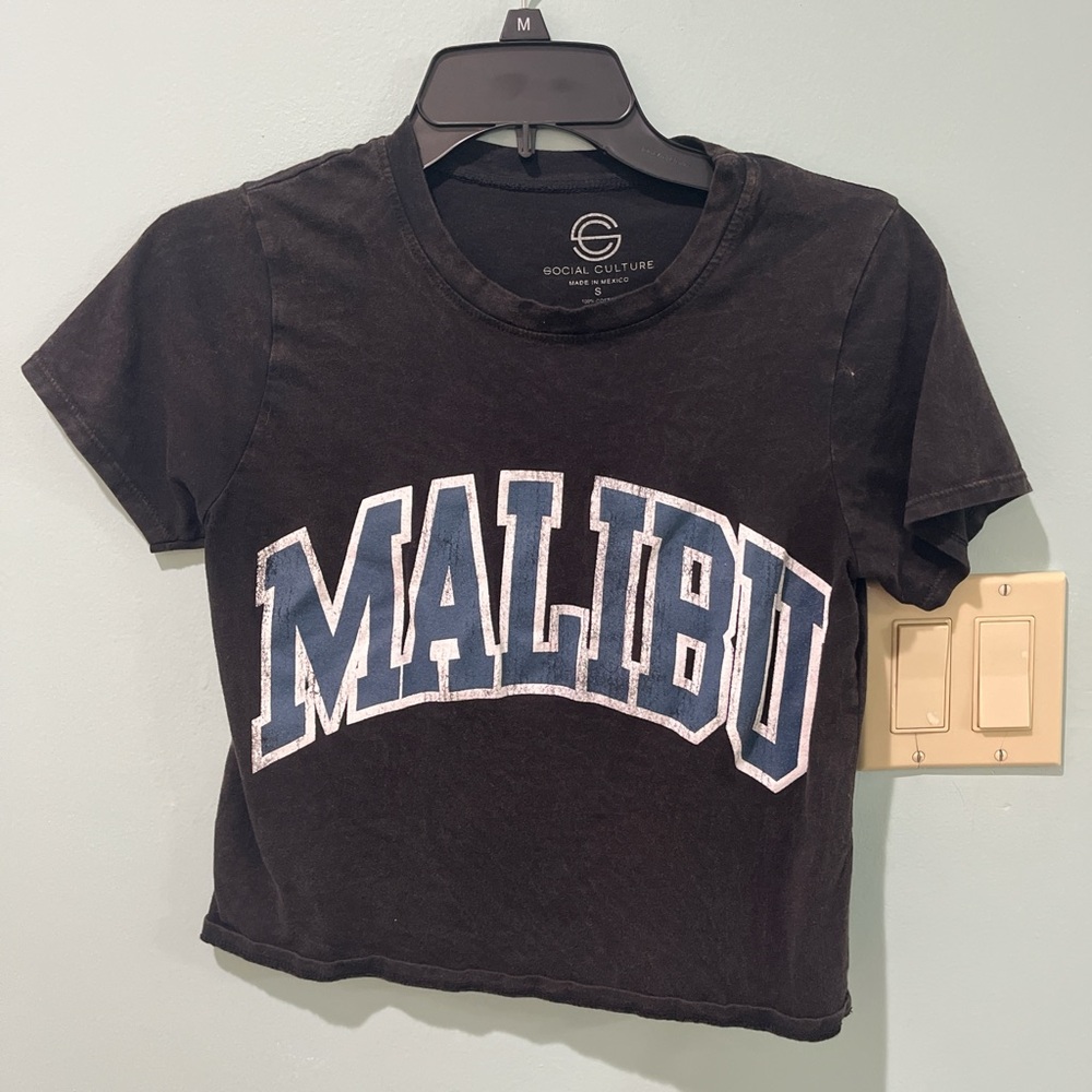 Malibu Black Kids T-Shirt by Social Culture